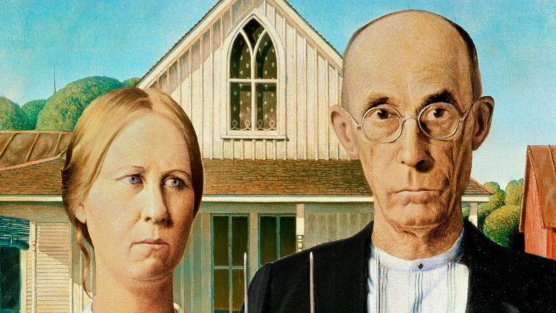 American Gothic by Grant Wood