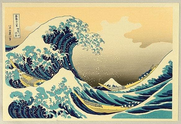 The Great Wave off Kanagawa by Hokusai