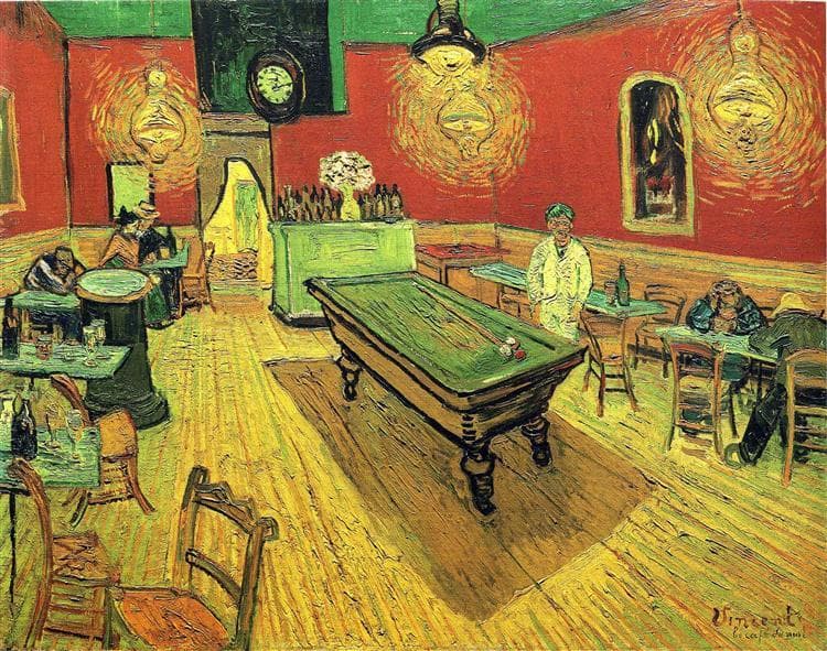 The Night Café by Vincent van Gogh